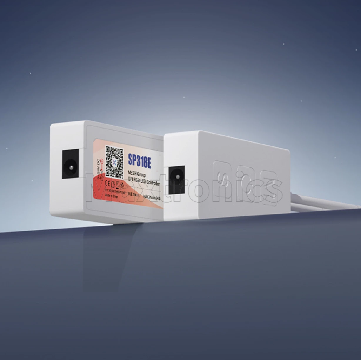 SPI RGBIC LED Controller MESH Flexible Networking Group Control up 200Devices App Music DIY Visual UI Bluetooth DC5-24V SP318E