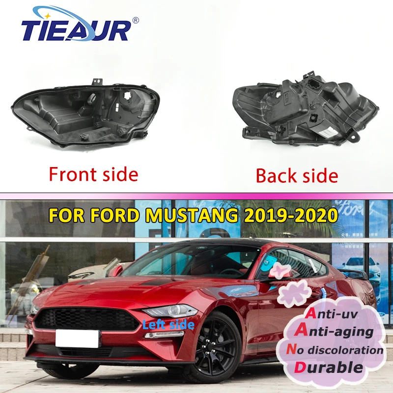 

Headlight Base Front Auto Headlamp Housing Standard & Premium For Ford Mustang 2019 2020 Lampshade Lens Lamp Back Cover