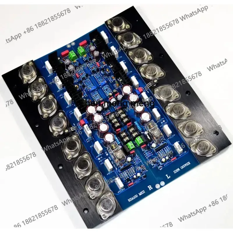 

Custom 2Pcs KSA100 Gold Sealed Tube Amplifier Audio Board 100Wx2 High Power HIFI Stereo Class A Amplifier Home Theater Amp