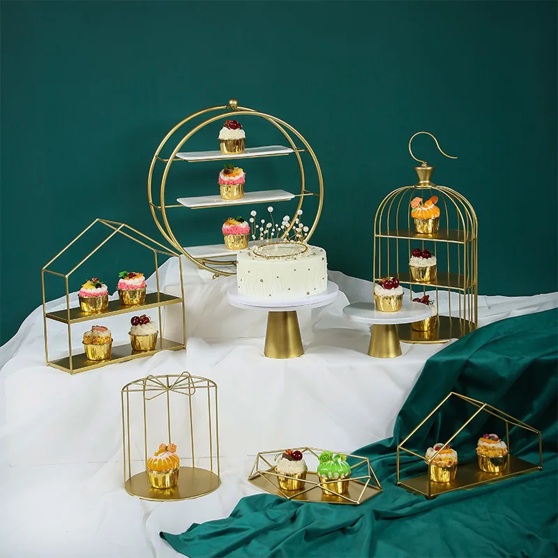 

Dessert table ornaments display rack wedding dessert cold meal tea break cake rack set table afternoon tea dessert rack set