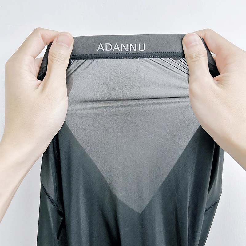 Men's Transparent Panties Summer Lingeries Sexy Hot Mesh Sexy Adult Man Sports Shorts Men Ice Silk Underwear Man Boxers Tоy Mens