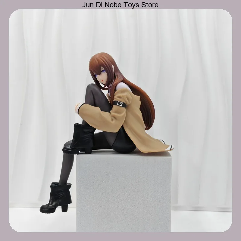 

Makise Kurisu Sitting Pose Anime Figure Model Statue Collection Desktop Decoration Ornament Toys Gifts for Fans