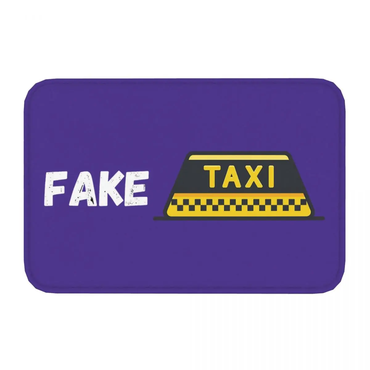 Bath Mat Fake Taxi Doormat Living Room Carpet Entrance Door Rug Home Decor