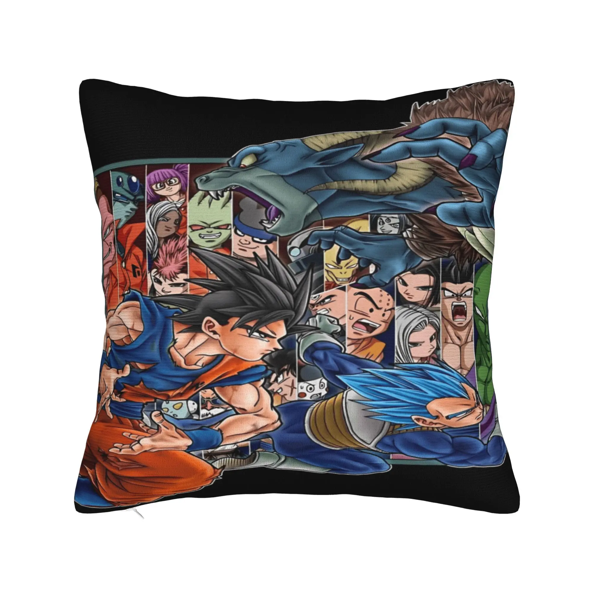 D-Dragon Anime Pillow Case  Kawaii Pillow Cover Comfy Pillowcases For Sofa Home Decor