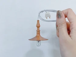 1/6 doll house model furniture accessories Pendant lamp/folding wall lamp (need to be matched with transformer and power strip)