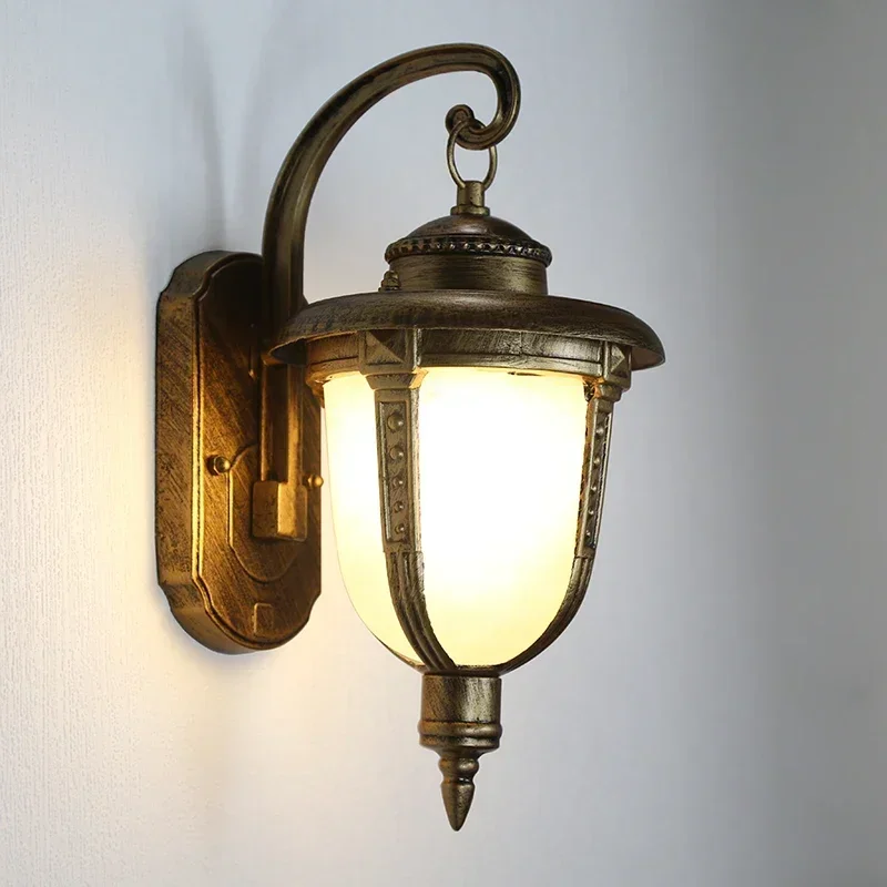 Outdoor Lamps Bed European Wall Lamp Outdoor Courtyard Waterproof Balcony Wall Lamp Garden Lamp Led Direct Mail