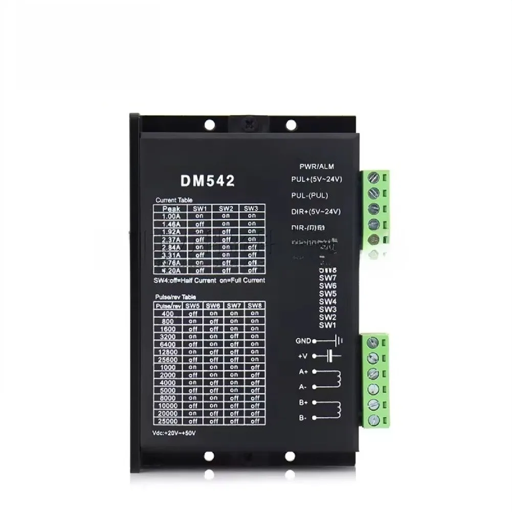 DM542 Stepper Motor Driver For DSP Digital Control For 57mm 86mm For Hybrid Motor 4.2A Microstepping Automation Equipment Interf