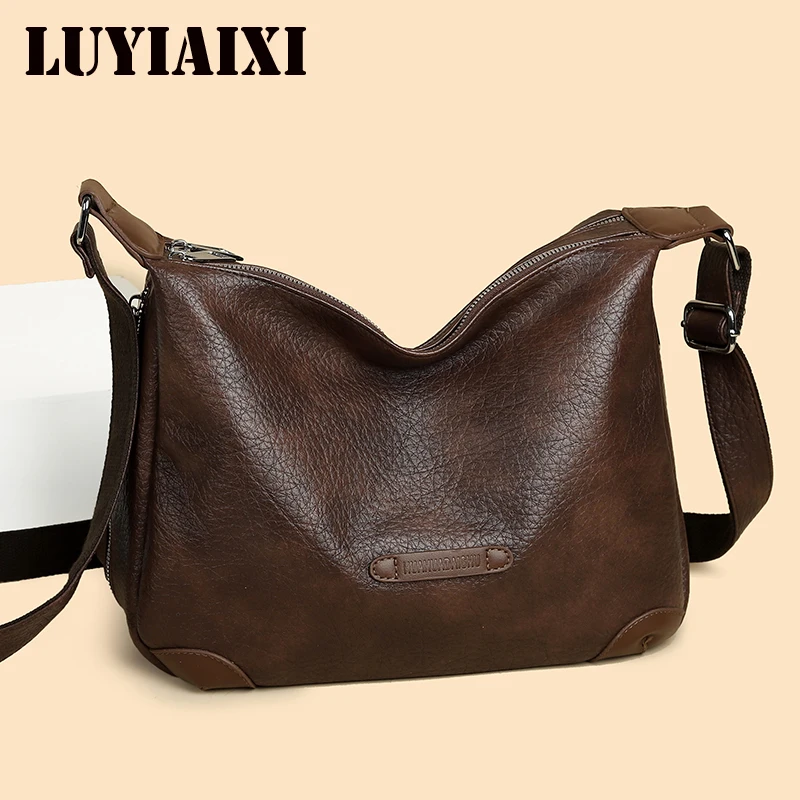 

Сумка для женщин среднего возраста 2026: Маленькая сумка-тоут через плечо из мягкой искусственной кожи, дамская сумка-мессенджер, клатч, сумочка