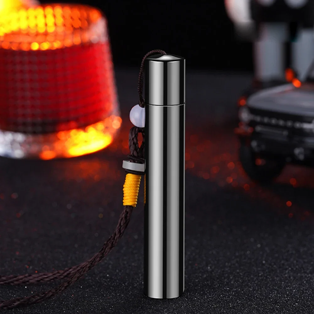 Intelligent USB Rechargeable Blowing Ignition Metal Windproof Gas Flameless Lighter Electric Tungsten Lighters Smoking Gadgets