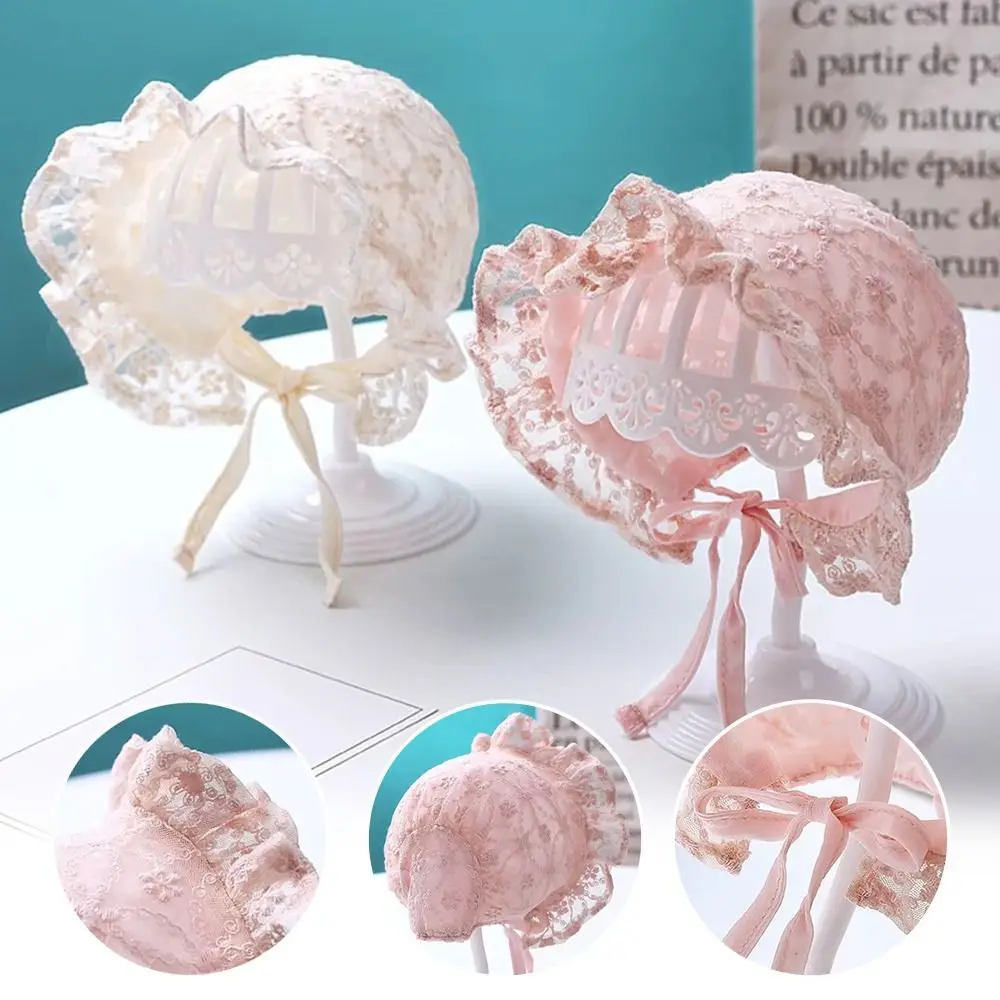 

Boys Girls Caps Soft Lace Mesh Hat Cotton Breathable Bonnet Hat Beanie Hats Spring Summer