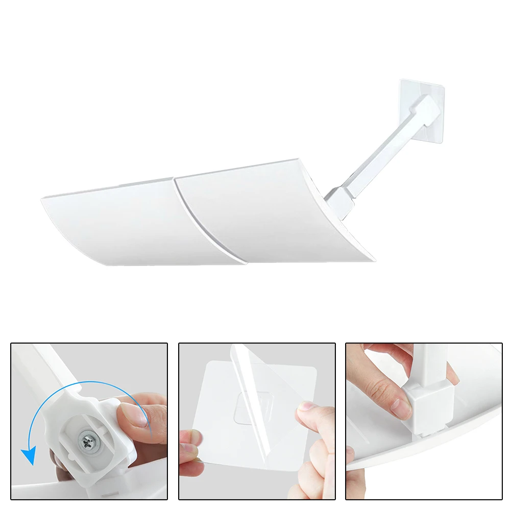 Anti-wind Baffle Exhaust Baffle PP+PVC Scalable Design Adjustable Air Conditioning Anti Direct Blow Windshield