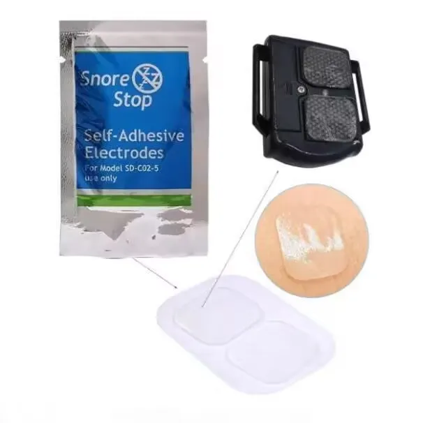 100pcs=50bag Snore Stopper Electrode Pads Self-adhesive Electrodes Paste Sleeping Aid Gel Anti Snoring Infrared Conductive Patch