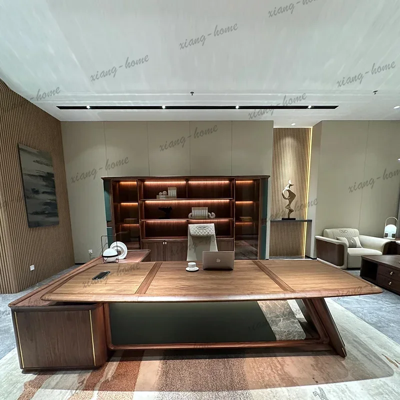 FG Designer Manager Executive Office Desk Drawers Big Luxury Standing Computer Desk Study Modern Bureau Tafel Work Station Table
