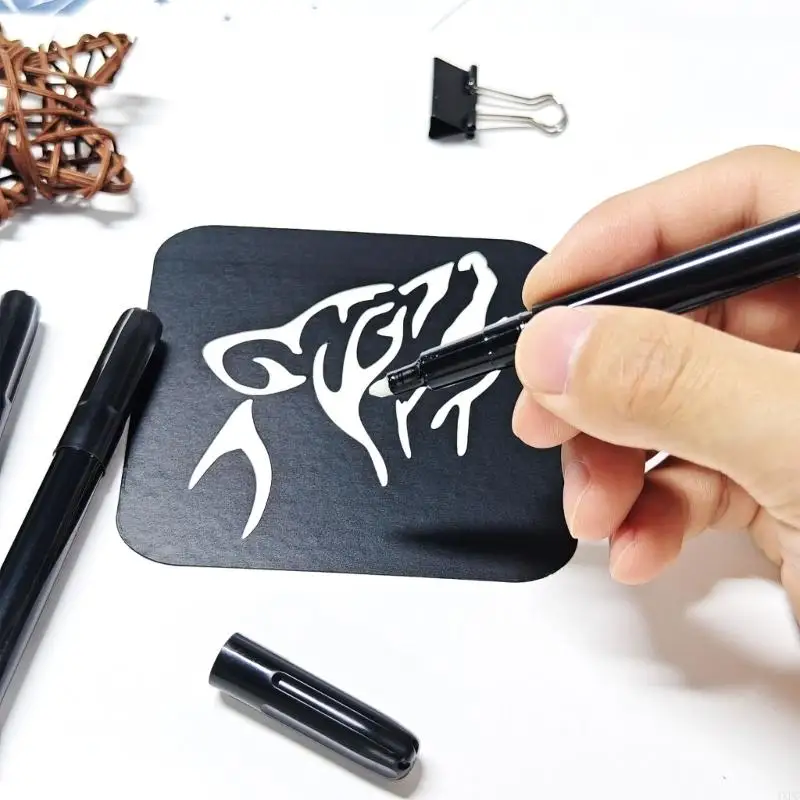 Pena Tinta Tak Terlihat, Pena Mata-mata Yang Ditingkatkan Pena Tinta Tak Terlihat Digunakan dengan Sinar UV (Tidak Termasuk) Penanda Ajaib untuk Pesan Rahasia