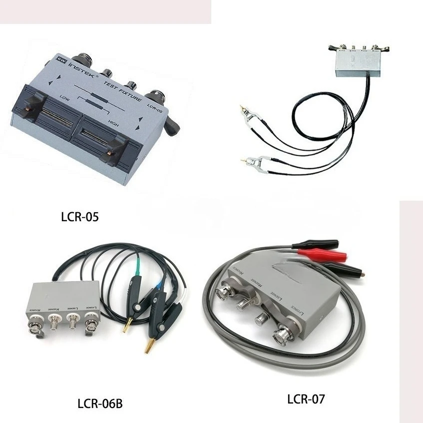 Test Fixture LCR 06B Bridge Test Clip for Component Measurement Double Wire Crocodile Clip