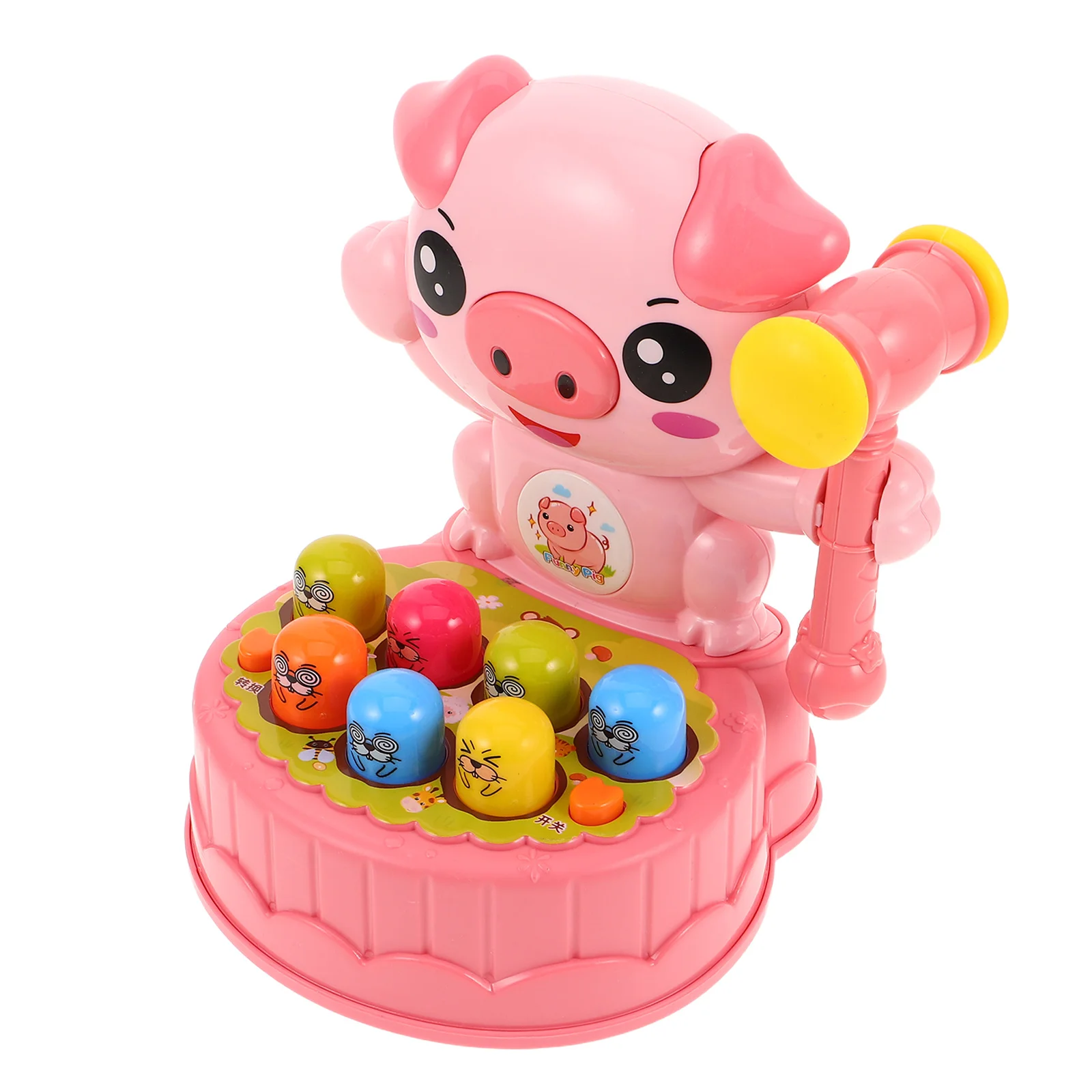 어린이 게임 장난감: 유아를 위한 대화형 망치 두드리기 교육용 놀이 세트 손과 눈의 협응 운동 능력