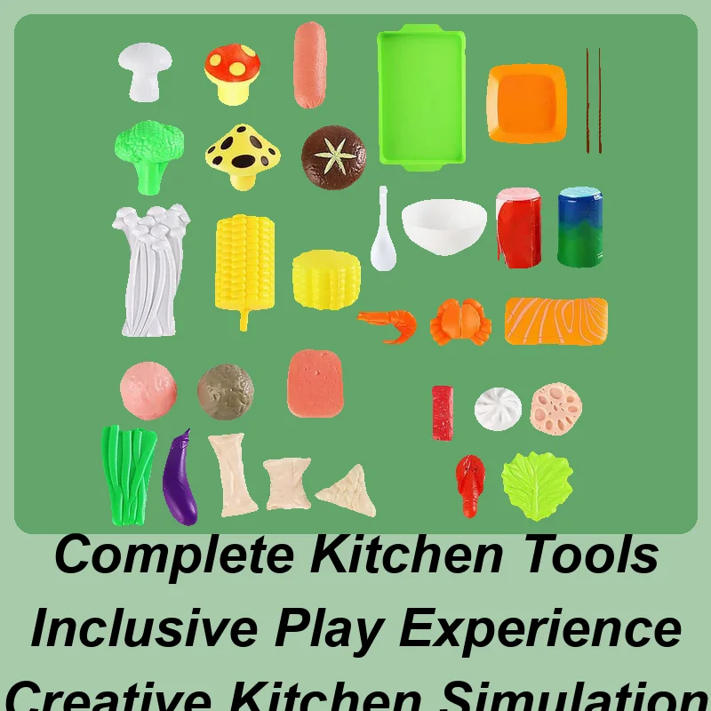 Set di alimenti per barbecue per bambini Cucina Giochi di finzione Giocattoli da cucina Divertente giocattolo educativo precoce BBQ all'aperto Giocattolo interattivo genitore-figlio