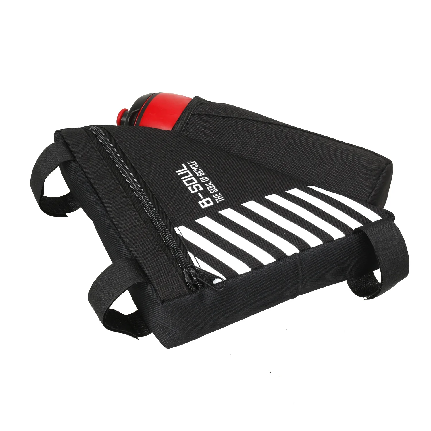 Dreipunktbefestigung Reittasche Große Kapazität Polyester Fahrradtasche B-soul Fahrradtasche Radfahren Fahrradzubehör Einfache Installation – Detail 7