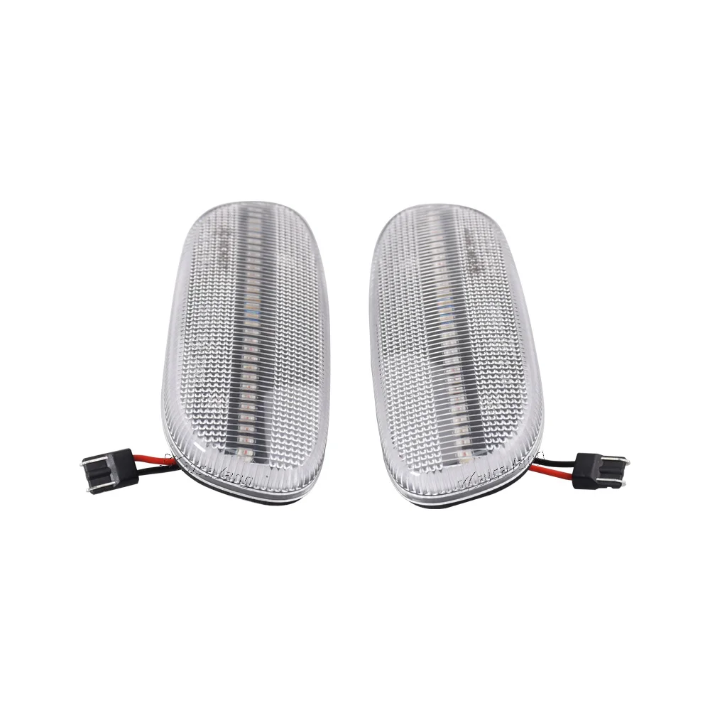 سيارة الجبهة LED ديناميكية بدوره إشارة الجانب ماركر ضوء الحاجز مصباح الوامض المتسلسل لسوبارو امبريزا GC GM GF 1993-2001