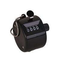 Practical Digital Counter  Mechanically Jump Portable Hand Counter  4 Digit Number Mechanical Manual Palm Clicker