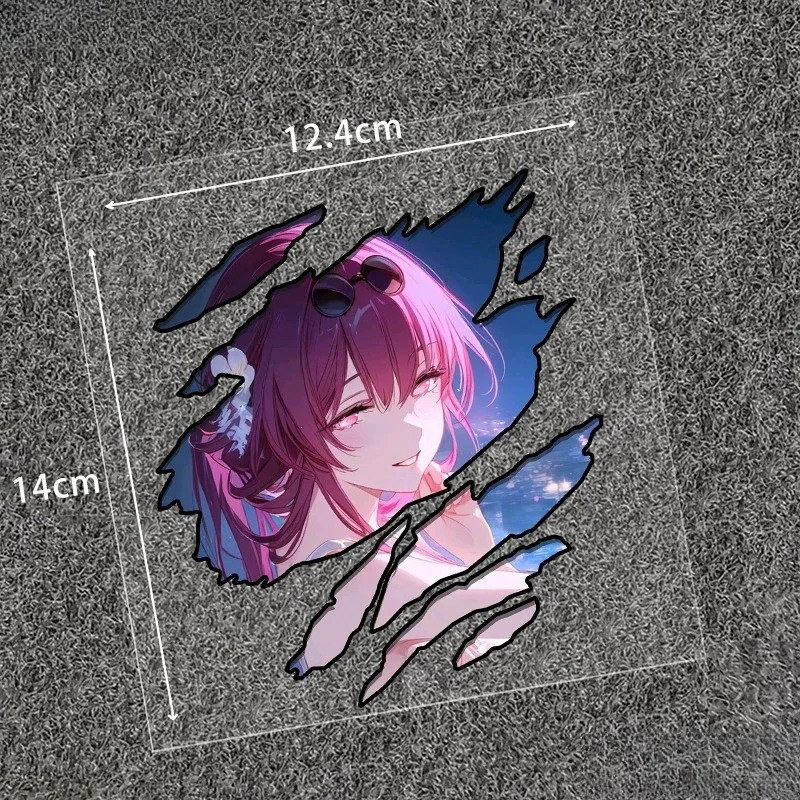 Honkai Star Rail Kafka Anime Vinyl Sticker Waterproof Decal for Car Motorcycle Helmet Laptop Window Body Decor
