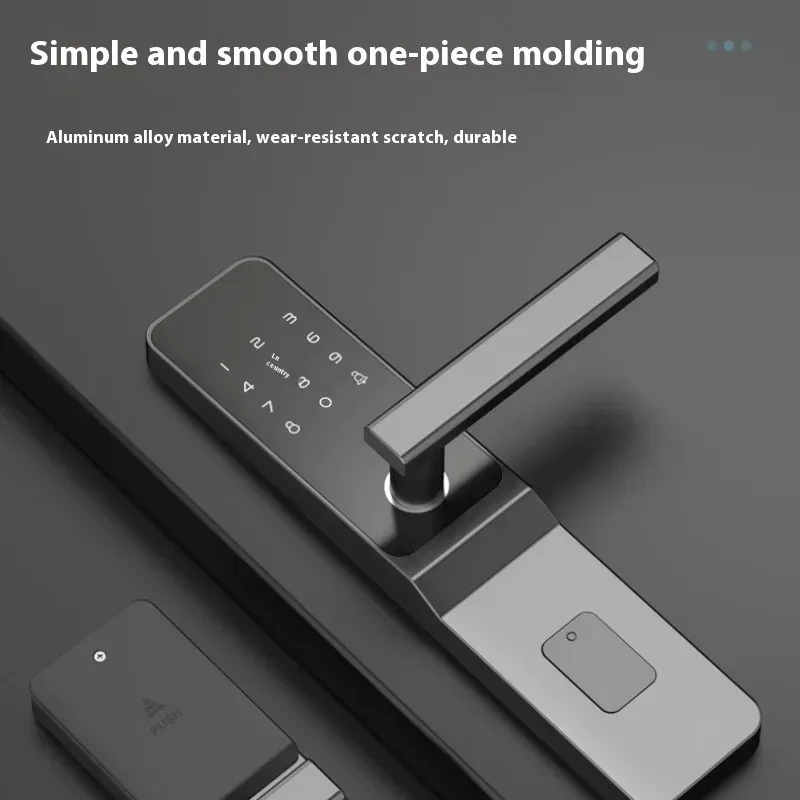 APP Smart Door Lock Anti Theft Electronic Lock Hotel IC Card Remote Control Apartment Password Opening with Key and Lock Body