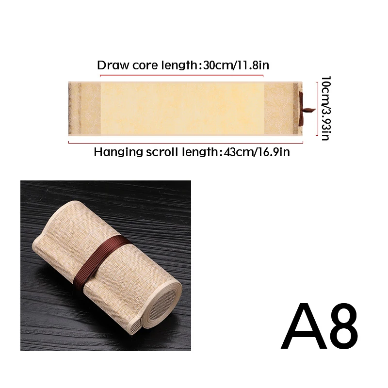 1Roll Chinese Rice Paper Blank Scroll Paper Painting Hanging Writing Painting Calligraphy Xuan Paper Painting Art Supplies - Image 6