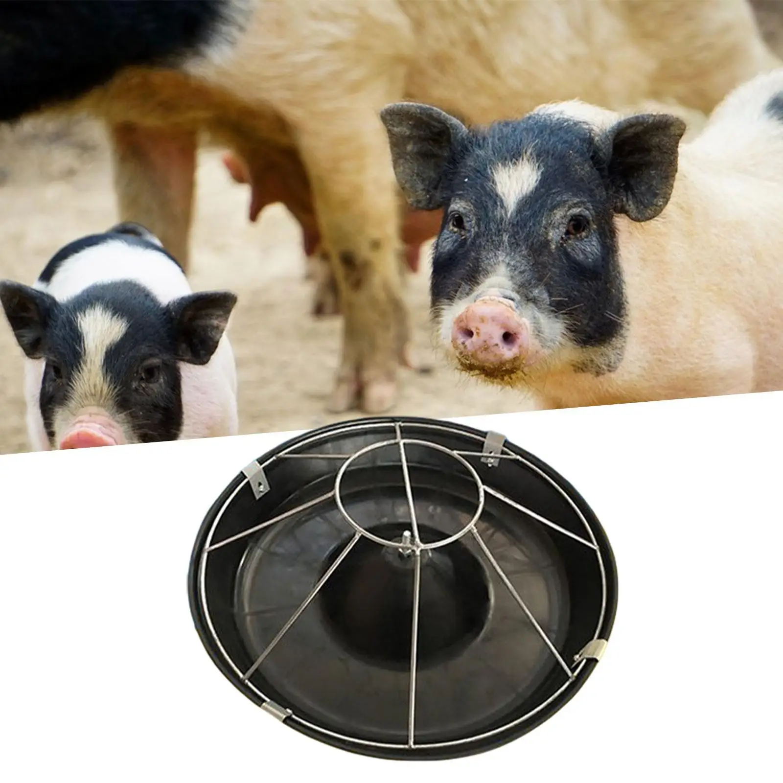 Pig feed Trough Fodder Tray Livestock feed Bowl for Livestock Cattle Pet