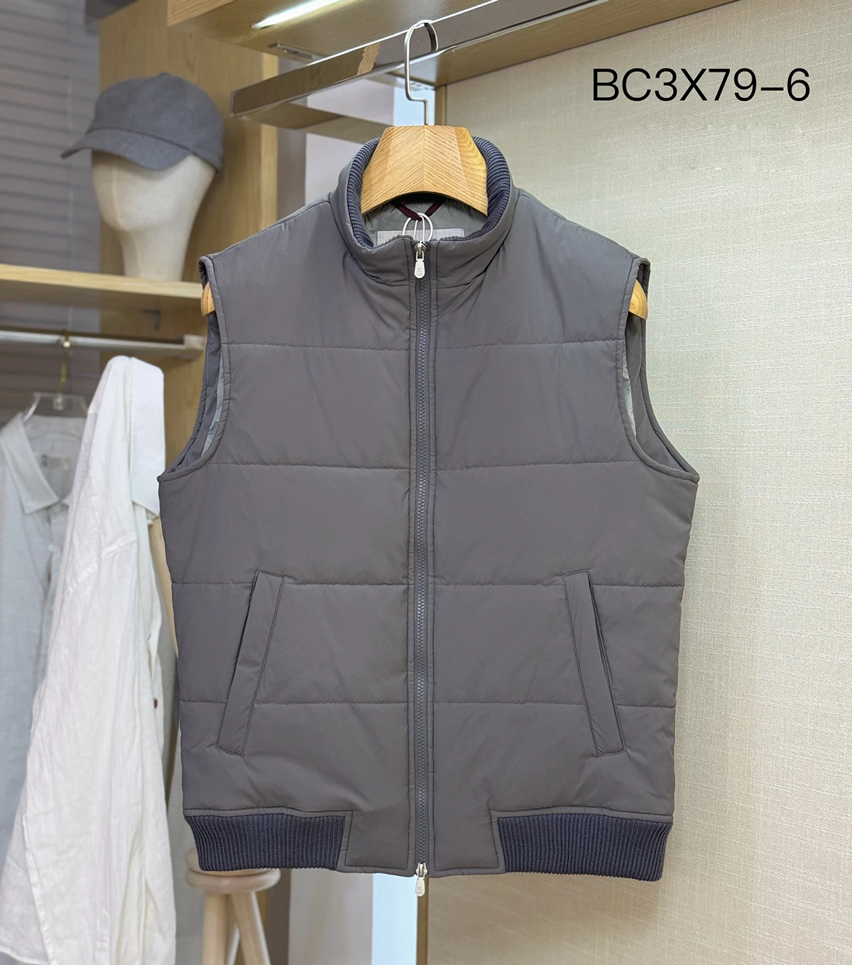 BILLIONAIRE BLKA CPTG Vest Cotton men 2025 Autumn Winter Thick New keep warm light zipper big size M-4XL high quality Coat