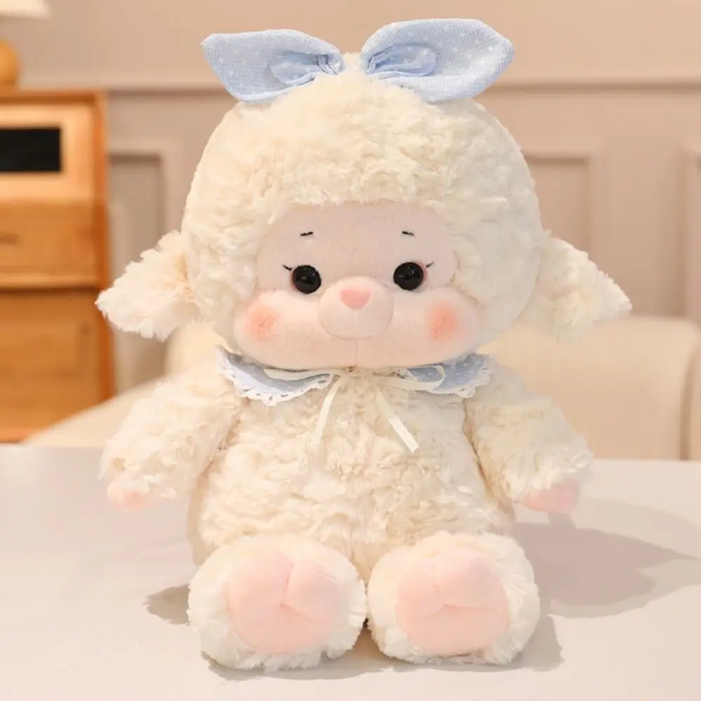 's Accompany Dolls Cartoon Sheep Doll Simulation Fluffy Lamb Kawaii Soft Animal Fluffty Doll Christmas