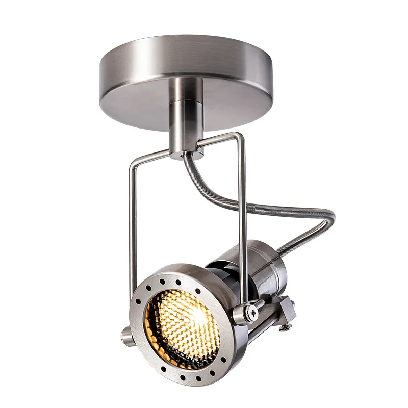 

Industrial Style Rotatable Corridor Ceiling Light Spotlight Adjustable Angle for Living Room Restaurant Balcony Indoor Lighting