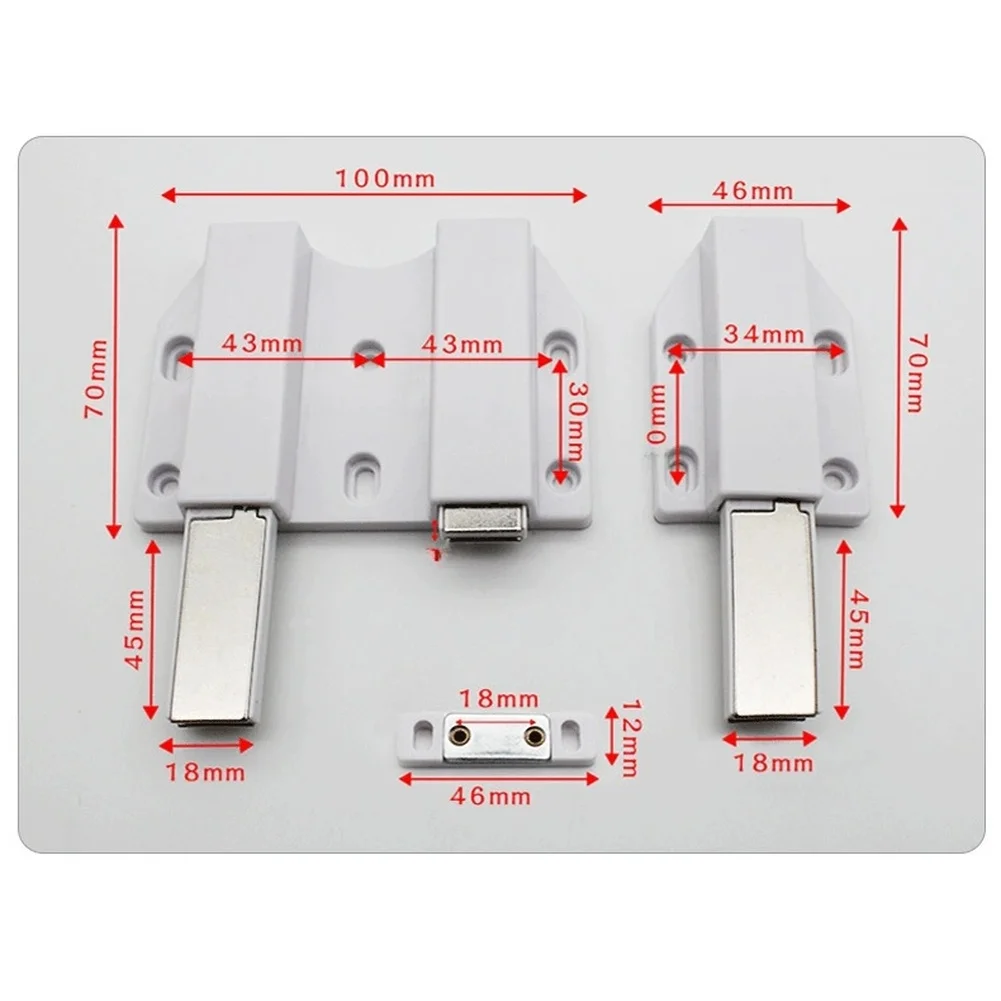 مزلاج مغناطيسي يعمل باللمس، باب خزانة مفتوح، لا يوجد مقبض، باب مغناطيسي مفرد/مزدوج للأثاث الحديث
