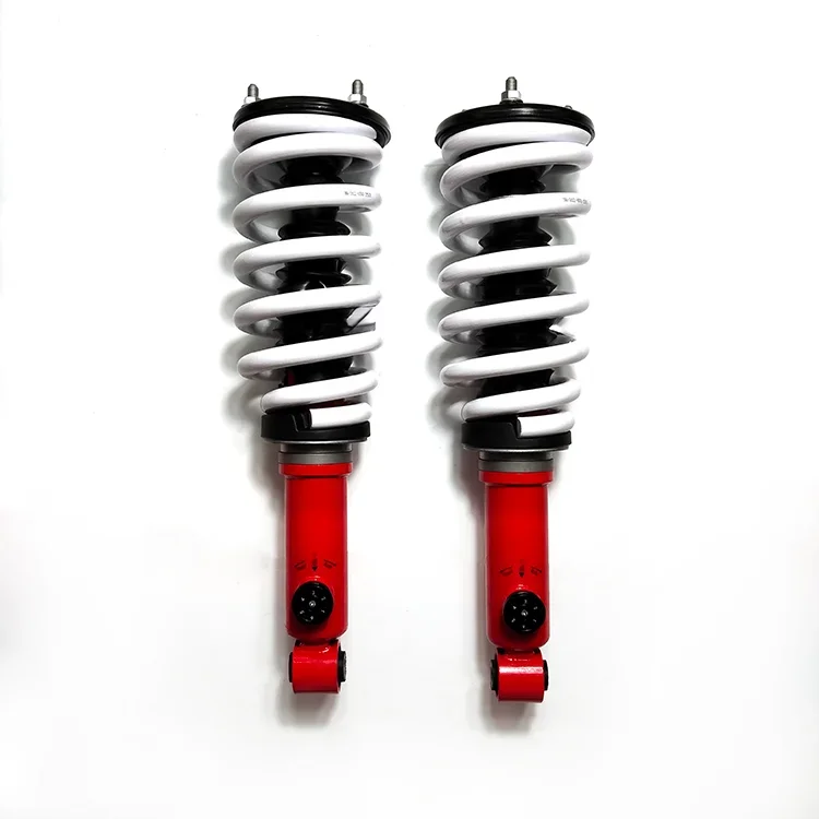 High Quality 2inch L200 Front and Rear 4x4 Off-Road Shock Absorbers 6 Level Adjustable Gas Shock Red