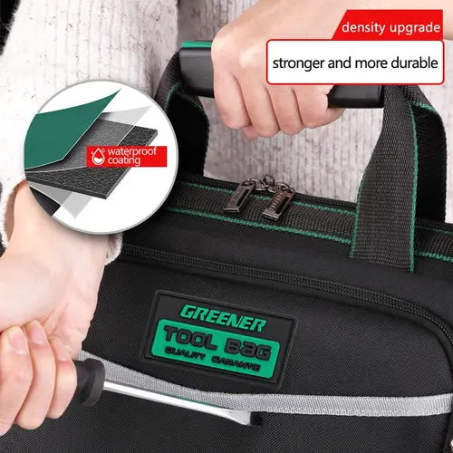 Tool Handbag Multifunctional Portable Toolkit Durable and Durable Electrical Special Canvas Thickened Maintenance Storage Bag - Image 6