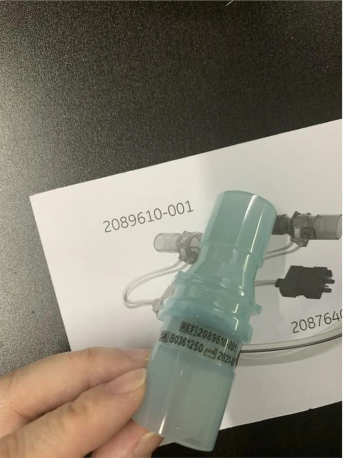 Omeda Anesthesia Machine 7100/7900 Short Line Flow Sensor 2089610-001-S