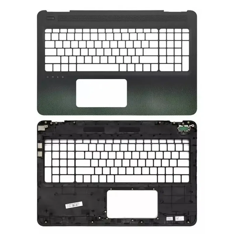 New Laptop Top Case For HP OMEN 15-AX 15-DP 15-BC TPN-Q173 Palmrest Upper Cover Keyboard Housing Shell Black Green Case Touchpad