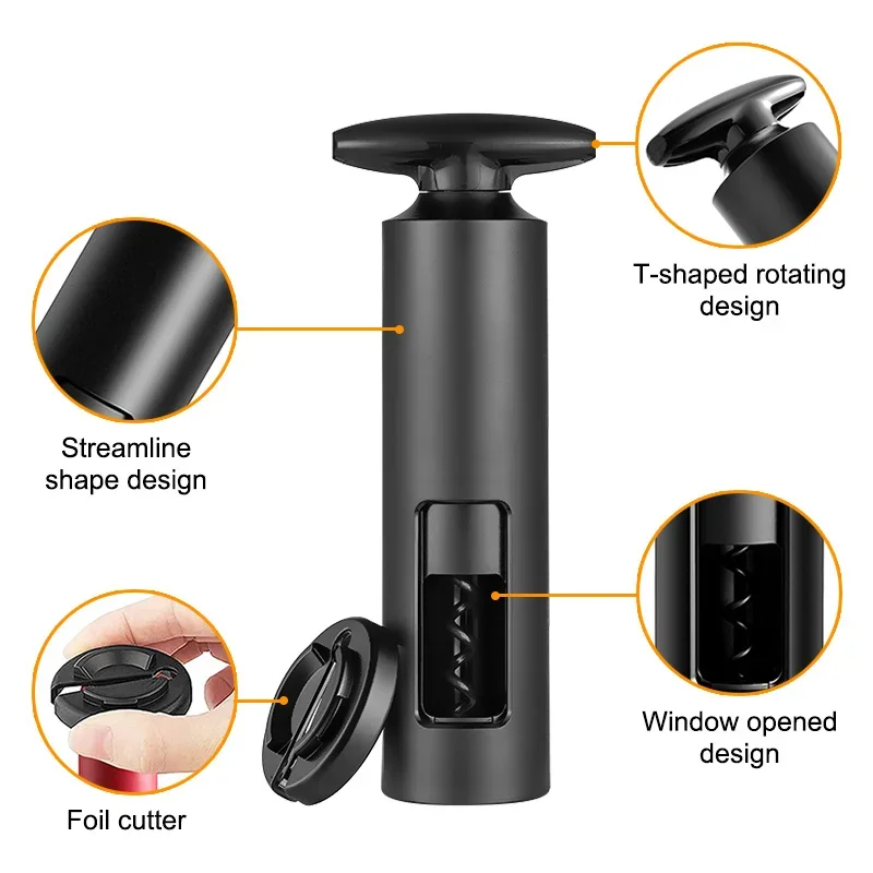 Creative Wine Opener Manual Bottle Opener Corkscrew Sparkling Wine Kitchen Tool Corks Openers Useful Kitchen Accessories - view 2