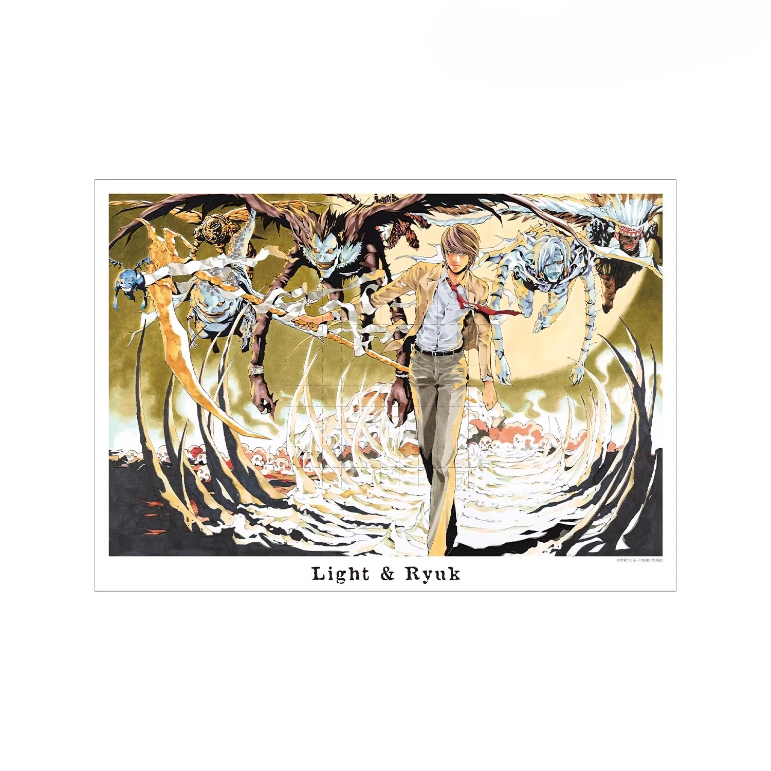 Jeu Yagami Light L Lawliet Ryuk Misa Amane, support en acrylique, poupée, porte-clés Anime, jouet Cosplay pour cadeau