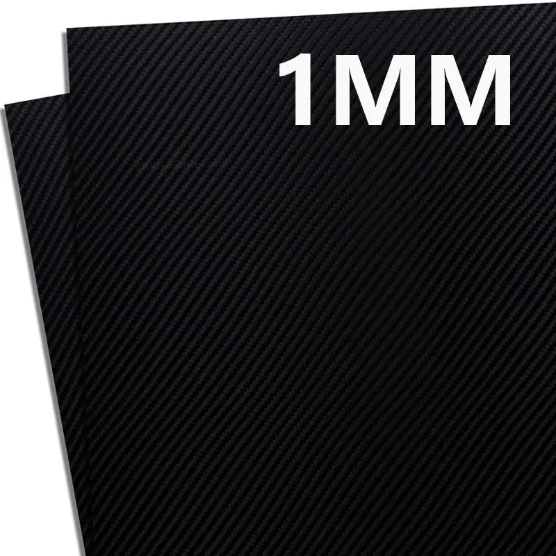 5 Sizes 1MM Thickness Carbon Fibre Pattern Sheath DIY Making Material KYDEX Thermoform Board Sheet Thermoplastic Plate Holsters