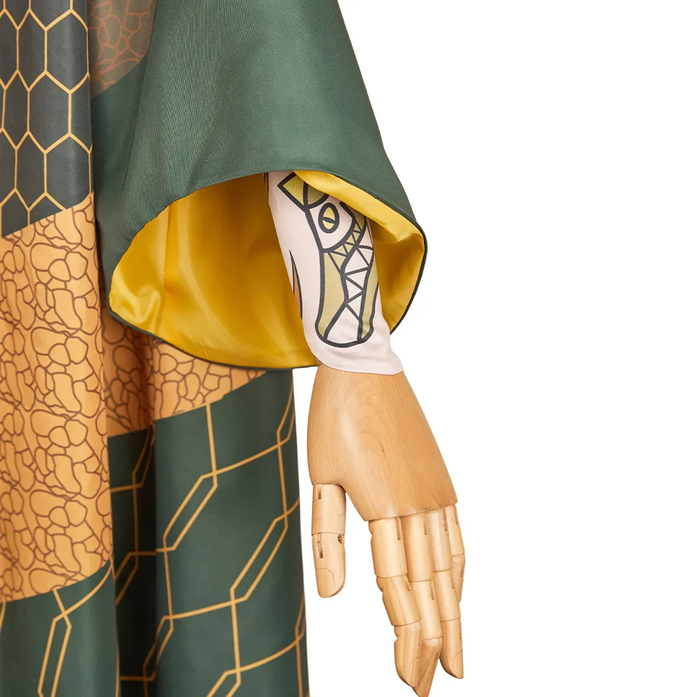 لعبة منافس تأثيري لوكي الملابس معطف السراويل قبعة حفلة تمويه الرجال الكبار لعب الأدوار هالوين زي كرنفال وتتسابق البدلة