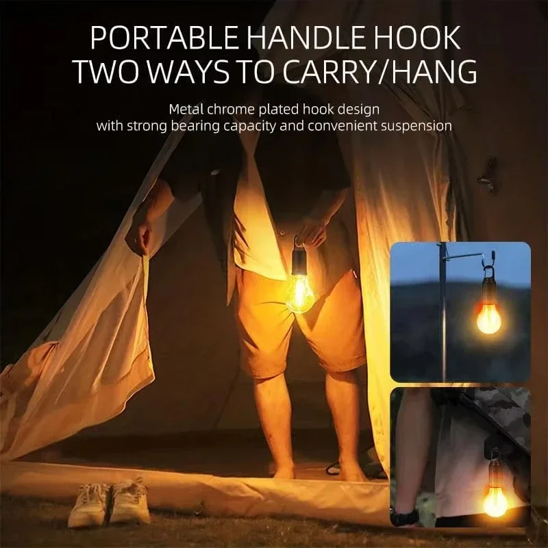 Picture 7: Rechargeable Kids' Handheld Lantern - Eye-Caring Warm Light Portable Lantern Ideal for Children's Indoor Study & Outdoor Camping