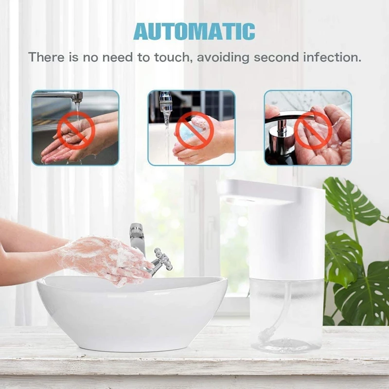 Automatic Touchless Soap Dispenser Battery Operated Electric Infrared Motion Sensor Touchless Soap Dispenser