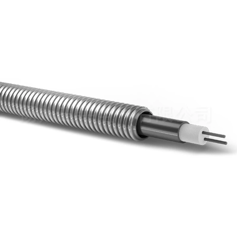 

Heating belt Stainless steel heating cable 825 alloy mineral insulated cable 220V high temperature electric belt