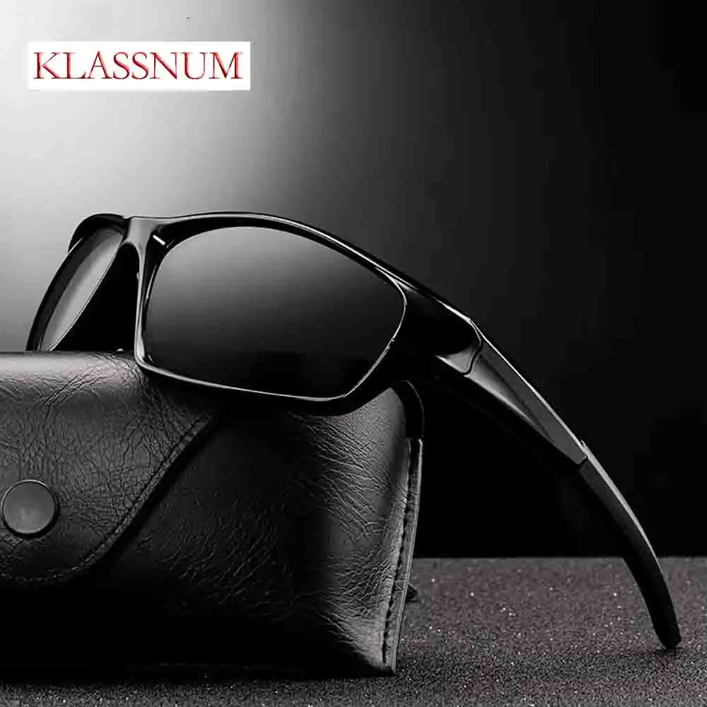 

KLASSNUM мужские спортивные поляризационные солнцезащитные очки очки для рыбалки женские солнцезащитные очки уличные очки винтажные очки для вождения UV400 очки