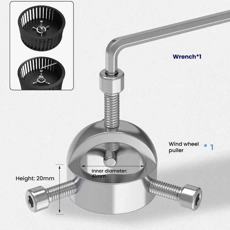 

Universal Range Hood Wind Wheel Puller Fan Impeller Puller Removal Hand Tool With Hexagonal Wrench Repair Tools Repair Tool