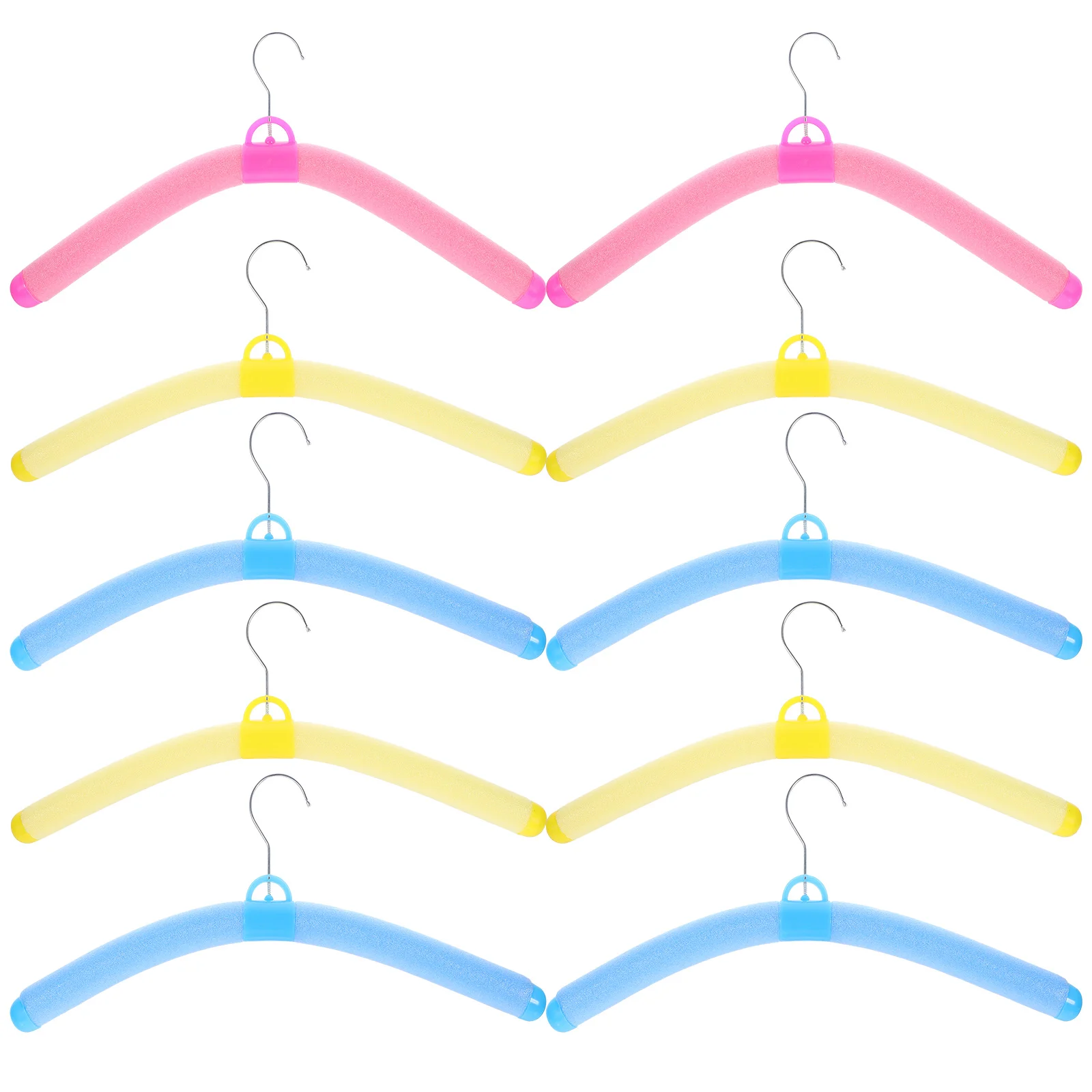 

10pcs Adult Clothes Hanger Heavy Duty Garment Support Rack Durable Plastic Clothes Hanger hangers space saving