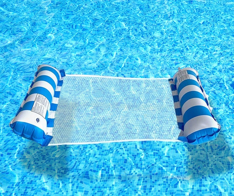 

Надувной плавающий матрас-кровать, складной, с сеткой, портативный, для отдыха на воде, кресло-кровать, водная кровать