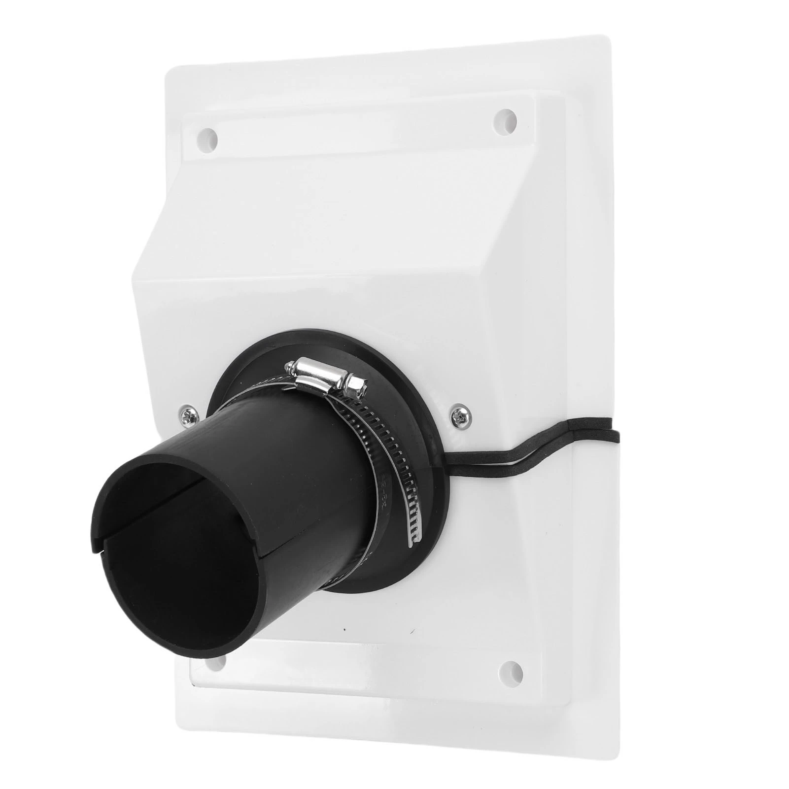 HVAC Wall Penetration Line Set Cover Kit Plastic Split AC Line Set Wall Cover with Soft Gasket for Indoor Outdoor Air Conditione