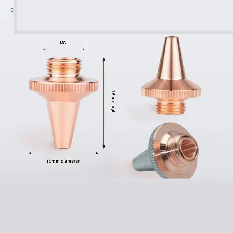 for 3D M8 Laser Pipe Cutting Machine Nozzle Single Layer 2.0mm Cutting Head Double Layer for Copper