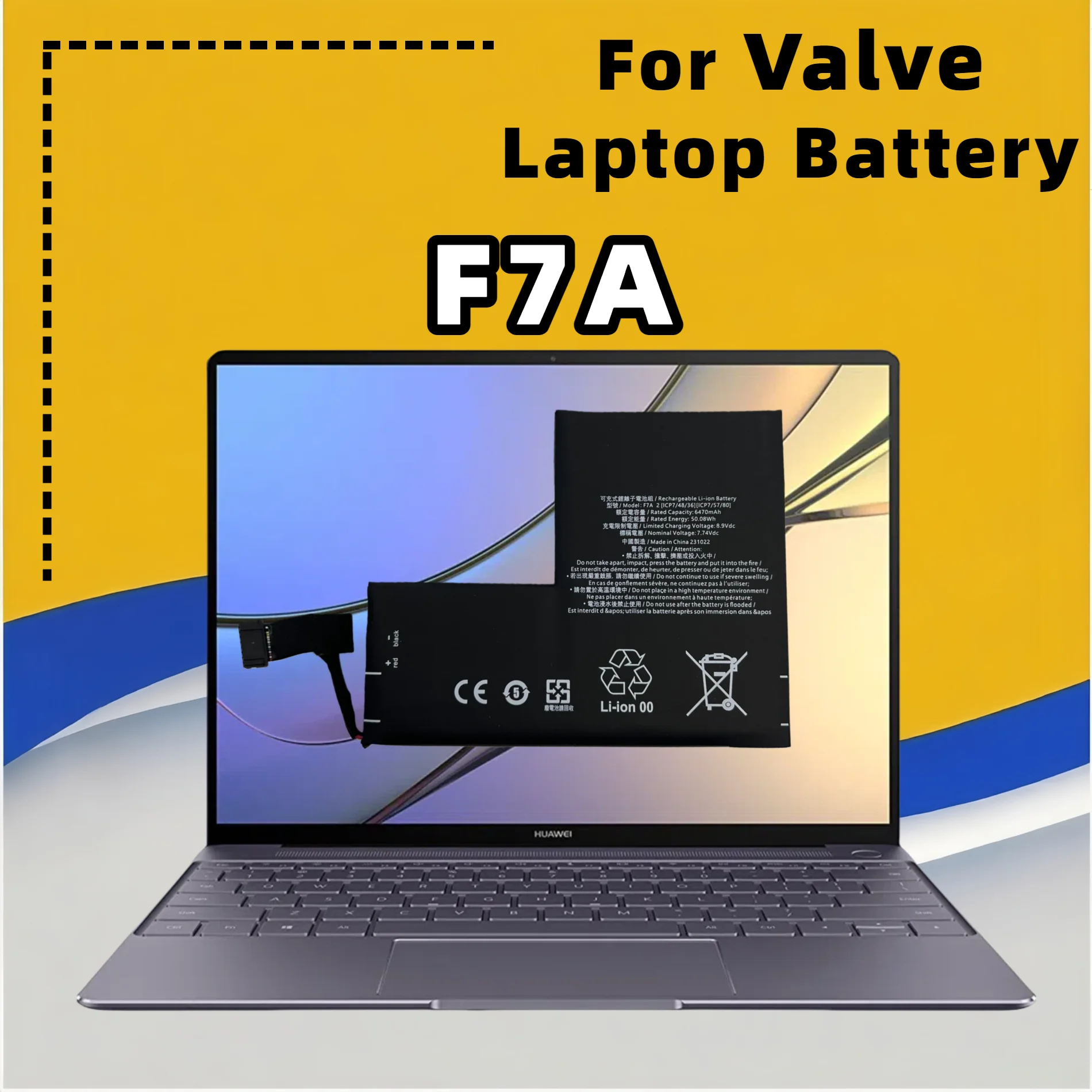 

FRLESUI NEW! High-Capacity Brand-new for Steam Deck LCD OLED handheld game book to expand high-capacity F7A F7G battery.